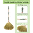 thumbnail image 3 of Thai Vintage Retro Grass Broom Stick  Straw For Wedding Jumping Witch House Long With Solid Wood Handle - Primitive Sweeping Dirt Dust Garbage, 3 of 8