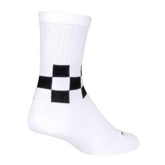Socks - SockGuy - Speedway White S/M 6" SGX X6SPEEDWHT L