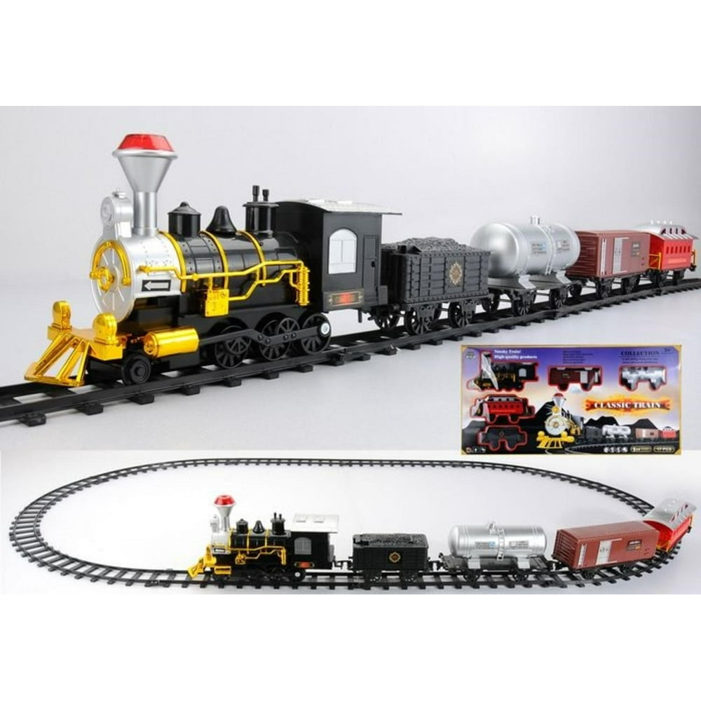 Northlight Ready to Play Animated Toy Train Set (17 Pieces) Battery