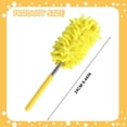 thumbnail image 5 of Extendable Microfiber Handheld Duster, Telescopic Pole for Home and Car Cleaning, Washable Reusable Dust Mop for Kitchen, Yellow, 5 of 5