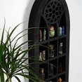 thumbnail image 3 of Wall Mounted Floating Shelves Old Church Window Crystal Wall Shelf Wall Hanging Gothic Boho Black E, 3 of 5