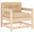 thumbnail image 3 of vidaXL 6 Piece Garden Lounge Set with Cushions Solid Wood, 3 of 5