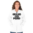 thumbnail image 4 of Ground Pound Muay Thai Fighter Zip Up Hoodie Men's Women's Brisco Brands X, 4 of 6