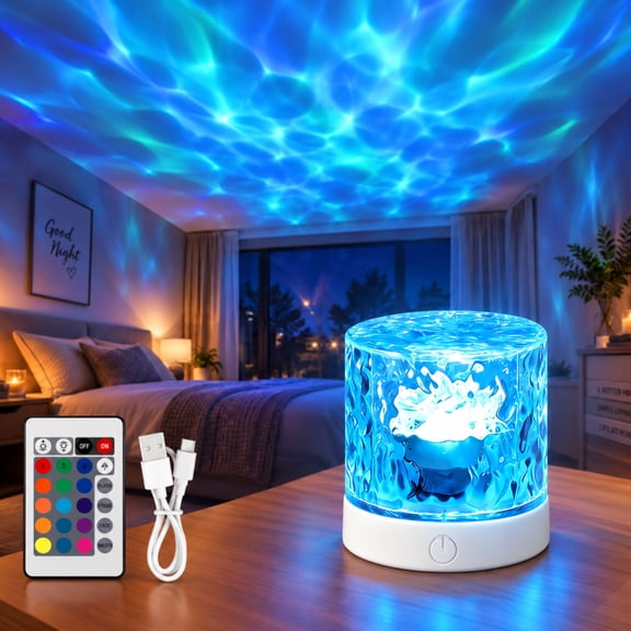 Ocean Wave Projector Lamp, 16-Color Ocean Wave Projector Light