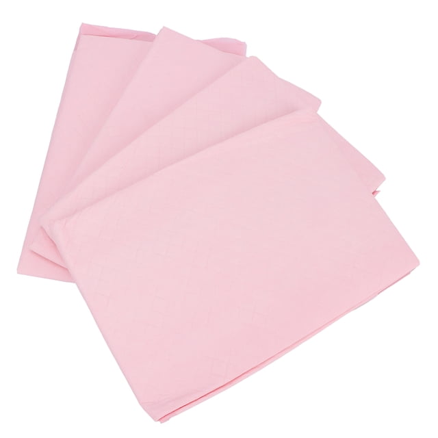 For 4Pcs Heavy Absorbency Underpads Disposable Breathable Soft Bed Pads for Adults Pregnant Woman