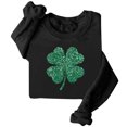 thumbnail image 4 of JYnXIANTI St Patrick's Shirts for Womens Crew Neck Long Sleeve Tops Casual Graphic T Shirts Cute Tees for Saint Patricks Day, 4 of 5