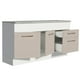 thumbnail image 3 of Mueble de Cocina Para Tarja 150 cm 2 Puertas y 2 Cajones Con Tablero Blanco Crema Agata Madesa, 3 of 5