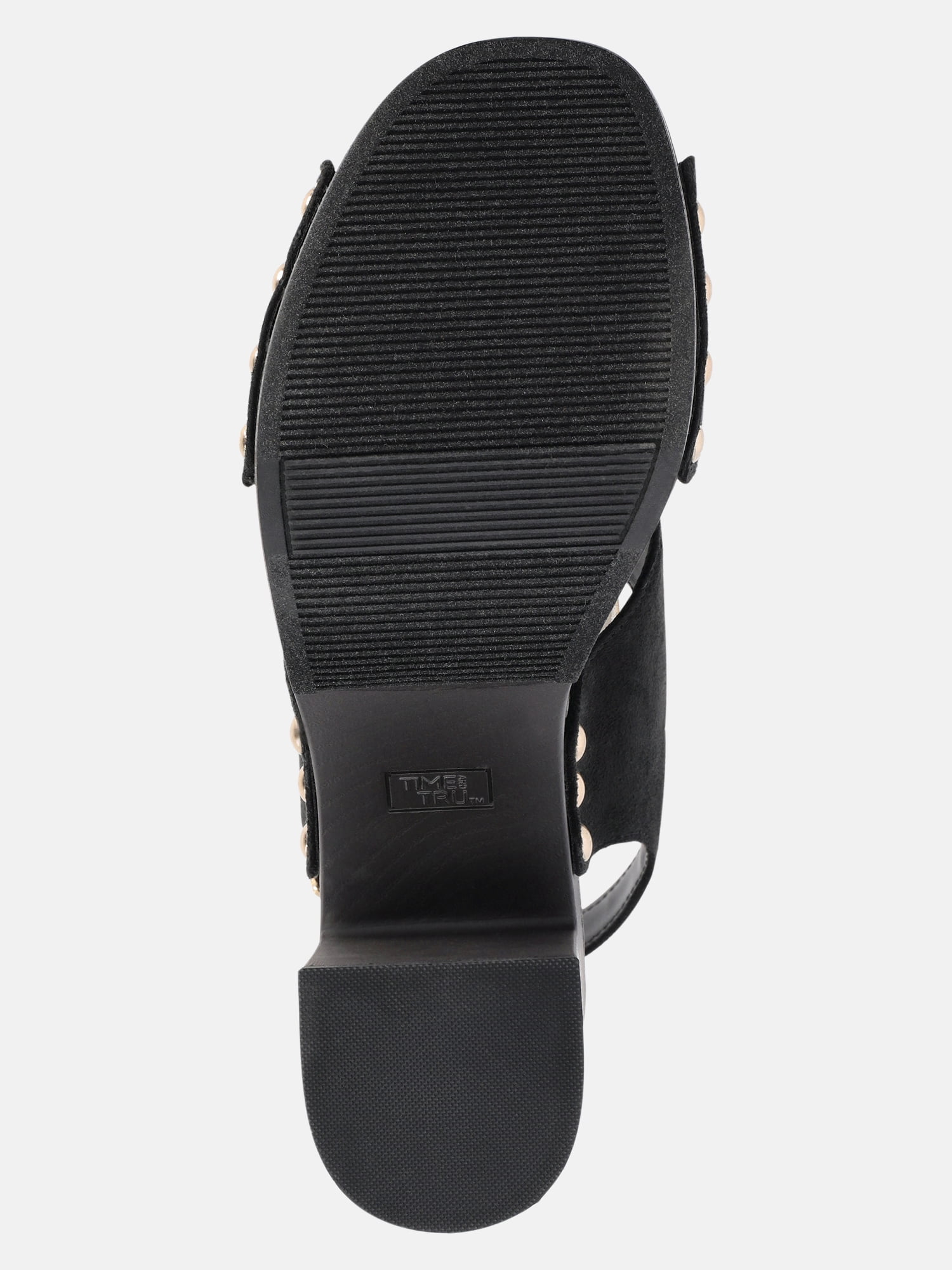 Time and Tru Women's X-Band Heeled Sandals