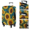 thumbnail image 5 of Blue Sunflower Pattern Luggage Cover Fashion Suitcase Cover Baggage Covers Fit 25-28 Inch Luggage (Go Travel), 5 of 5