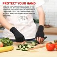 thumbnail image 4 of Flmtop 1 Pair Compression Finger Support Joint Pain Relief Arthritis Therapy Gloves, 4 of 7