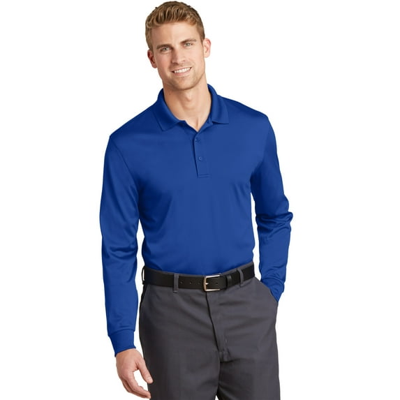 CornerStone CS412LS Select Snag-Proof Long Sleeve Polo, Royal, XL