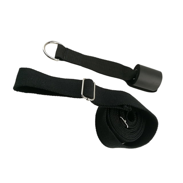 Yuarrent Correa de pierna para entrenamiento de ballet, correa de entrenamiento portátil duradera y fácil de usar Ropa Deportiva, Zapatos negro