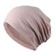 thumbnail image 2 of Gorro holgado de algodón con diseño de calavera, liso, elástico, para quimioterapia, para mujeres y hombres. Caqui, 2 of 6