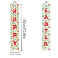 thumbnail image 3 of Happy Easter He Is Risen Porch Sign Banner Happy Easter Door Banners Hanging Decorations for Home Outdoor Indoor Wall Front Door Decor, 2 Pcs, 3 of 6