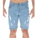 thumbnail image 2 of Bermuda De Mezclilla Para Hombre Slim Short De Moda Casual, 2 of 8