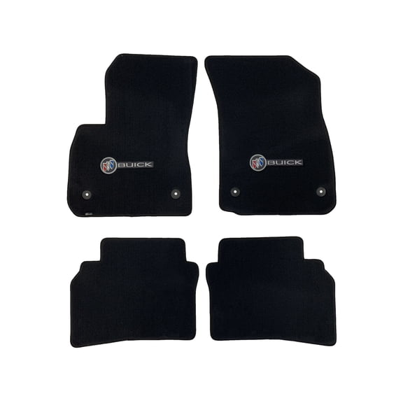 Lloyd Mats Custom Fit Floor Mats for Buick Regal Tour X 2018-2020 LogoMat 4Pc Set Charcoal