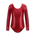 thumbnail image 3 of TBWNWG Girls Gymnastics Leotard Long Sleeve Fitness Outfit Unitard Dance Clothing Leotard Bodysuit, 3 of 3