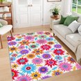 thumbnail image 6 of 5.3'x7.5' valentines rug outdoor vintage boho rug retro area rug rugland washable rug valentine's day rug, 6 of 10