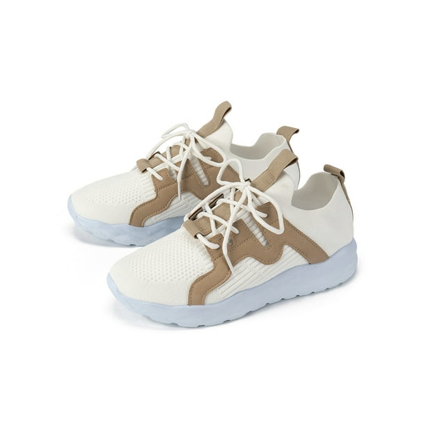 Khaki top running shoes
