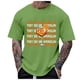 thumbnail image 3 of Ceisia Men's Tshirt Loose Fit Short Sleeve Vintage Graphic Letter Print Summer Fall Tee Tops Oversized Streetwear Green XL Gifts, 3 of 4