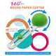 thumbnail image 3 of Cortador de papel circular Cortador de círculo rotativo Herramienta de corte redonda manual Recortad Tomshoo  Cortador de papel, 3 of 7