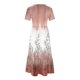 thumbnail image 3 of Vestido de Manga Corta para Mujeres Vestido de Verano de Cuello Redondo Impreso, Poliéster de Tamaño Verdadero Diario Y Vestido de Fiesta, 3 of 5