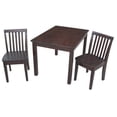 thumbnail image 2 of International Concepts Ensemble de Table Mission 3 Pcs en Moka Riche, 2 of 5