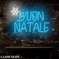 thumbnail image 4 of Glowneon Buon Natale Italian Neon Sign, Merry Christmas Italian Decor, 4 of 5