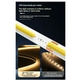 thumbnail image 3 of Tira de Luces COB de 5 M, Bajo Voltaje, 24 V, 320 LED/M, de 8 mm, Luz Cálida, Flexible, Autoadhesiva para Gabinete., 3 of 5