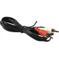 thumbnail image 4 of HQRP 3.5mm Jack to 2 RCA Plugs Audio Y Cable Splitter for Connecting Media Players To Stereo Receiver Or Speakers, 5 feet Stereo Cord, 4 of 7