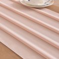 thumbnail image 3 of Chiffon Table Runner 28.4x120.1 Inches Sheer Wedding Runner Romantic Rustic Table Runner for Wedding Party Baby Shower Decorations,Light Peach, 3 of 7