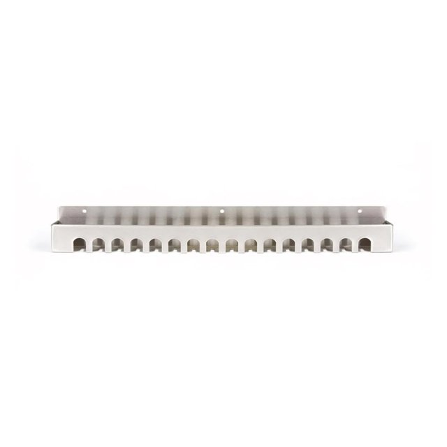 Web Slide Storage Rack — Zinc-Plated Steel — 16 Slots — Perfect for Organizing — Physical Rehab Equipment Storage for Clinic, Home, or Gym