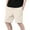Beige, variant on fatyb Men's Cotton Shorts Casual Drawstring Lounge Shorts Breathable Comfy Summer Shorts with Pockets