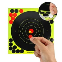 Elegant Choise 50Pcs Self-Adhesive Shooting Targets – Instant Splatter Reactive Stickers for Precision Practice & Fun – Bright Visual Impact