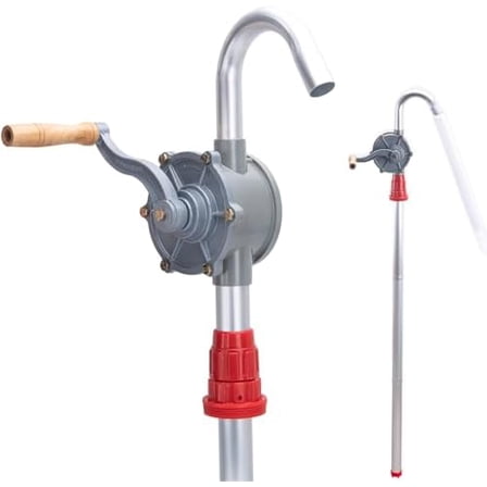 55 Gallon Drum Pump, Barrel Pump 55 Gallon, Aluminum Drum Rotary Hand Barrel Pump Fits 5 to 55 Gallon Drums for Diesel Gasoline Kerosene Fuel Transfer$$Vehicle Parts & Accessories