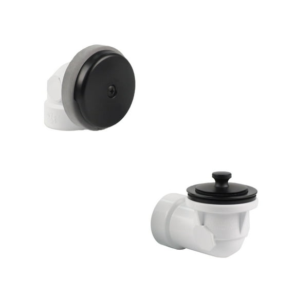 Jones Stephens B1hpbpmb 1-1/2" Tub Drain Kit - Black