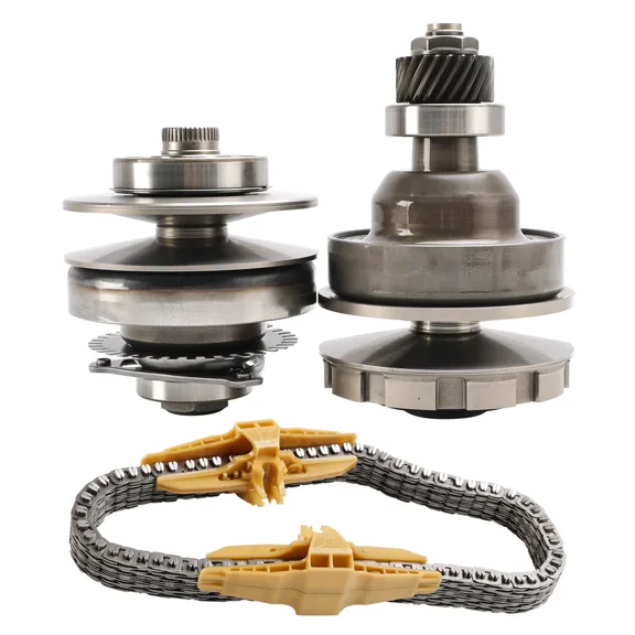 Remanufactured Woudy Transmission Pulley Kit with Chain, 25 Teeth for Nissan 3.5L V6 JF017E RE0F10E, 2012-2014