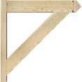 thumbnail image 3 of Ekena Millwork 6"W x 28"D x 28"H Traditional Rough Sawn Arts and Crafts Outlooker, Douglas Fir, 3 of 4