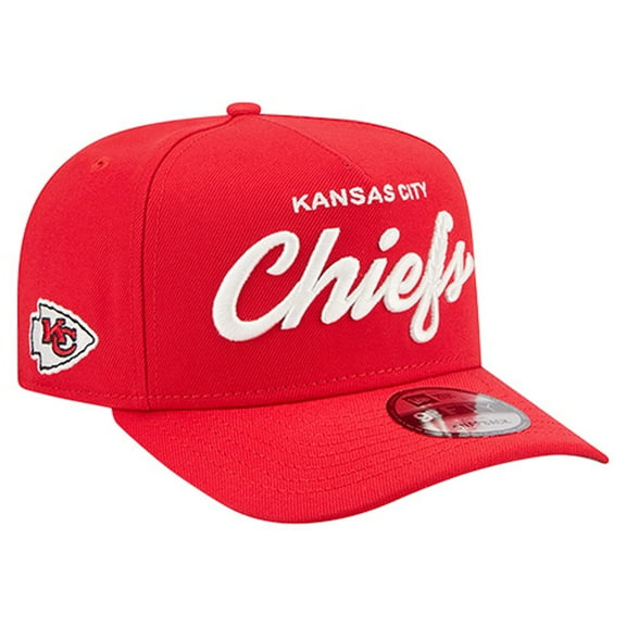 Men's New Era  Red Kansas City Chiefs Local Play A-Frame 9FIFTY Snapback Hat