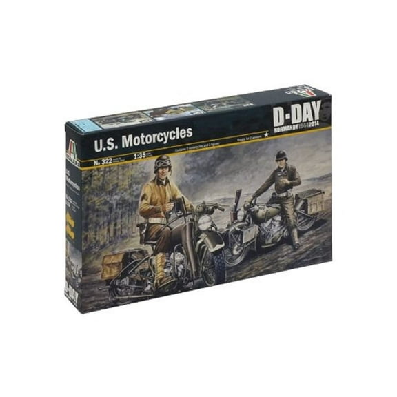 Italeri 1: 35¬†U.S. Motorcycles WWII 0322S