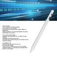 thumbnail image 4 of Tablet Stylus, Digital Display Replaceable Nib Palm Rejection Function Active Stylus Support Tilt Pressure Sensitivity  for A2233 for A2696, 4 of 7