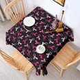 thumbnail image 2 of Breast Cancer Square Tablecloth,Waterproof Square Table Cover,Wipeable Spillproof Washable Table Cover for Home Kitchen Party Decor 52"x52"(132x132cm), 2 of 6