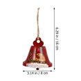 thumbnail image 4 of Christmas Tree Ornament Decorative Hanging Bells on Rope Ornament Decoration, 4 of 9