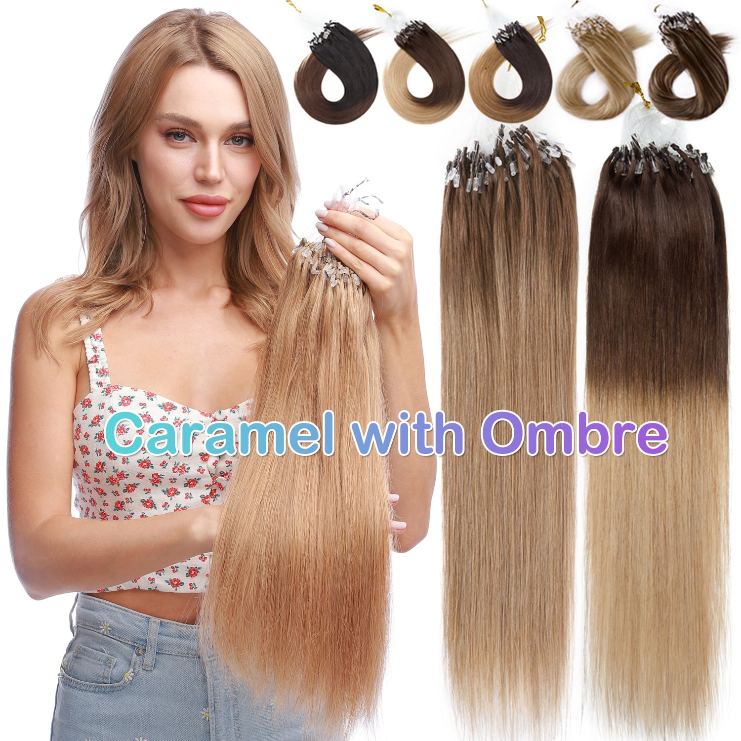  Balacoo 1000pcs hair extension ring Hair Extension