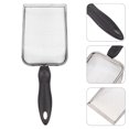 thumbnail image 1 of AURARMLET 2Pcs Portable Stainless Steel Litter Shovel Black Practical Reptile Accessory for Pets, 1 of 6