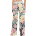 thumbnail image 4 of GZHJMY Women's Pajama Pants Garden Flowers Comfy Stretch Sleepwear Essentials womens Lightweight Lounge Terry Pajama Pant, X-Large, 4 of 7