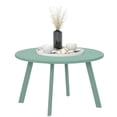 thumbnail image 1 of Outsunny Patio Coffee Table, Round Outdoor Side Table, Green, 1 of 10