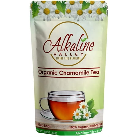 Chamomile Tea or Te De Camomila Organic - 15 Unbleached/Chemical-Free Tea Bags
