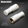 thumbnail image 2 of 1PCS DS02 24K Gold Plated Copper Insulator 5Pin DIN Connector LP Turntable Recorder Vinyl Female Plug Jack, 2 of 5
