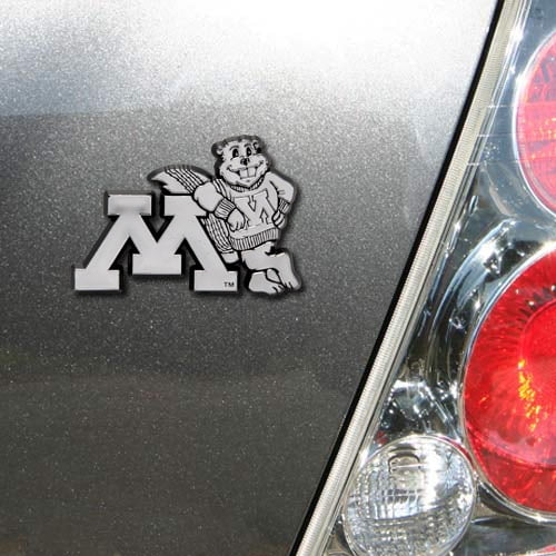 Fanmats, University of Minnesota Molded Chrome Emblem